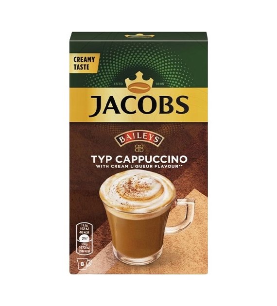 Jacobs Cappuccino Baileys Saszetki 8szt 92g