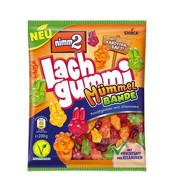 Nimm2 Lach Gummi Mummel Bande 200g
